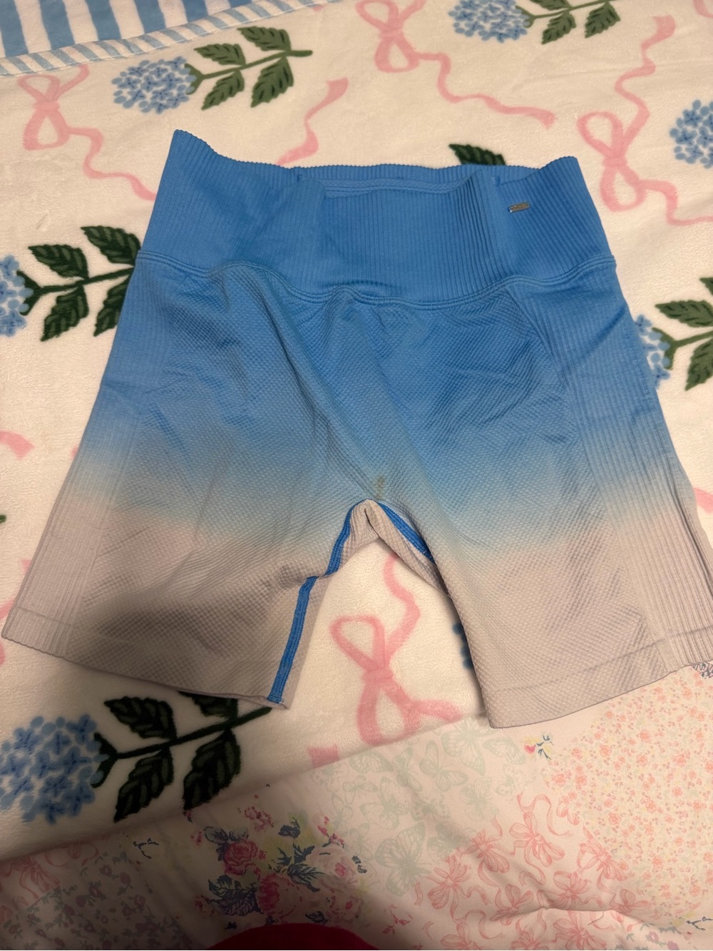 PINK VS Dip-Dye Blue Ombre Active Shorts